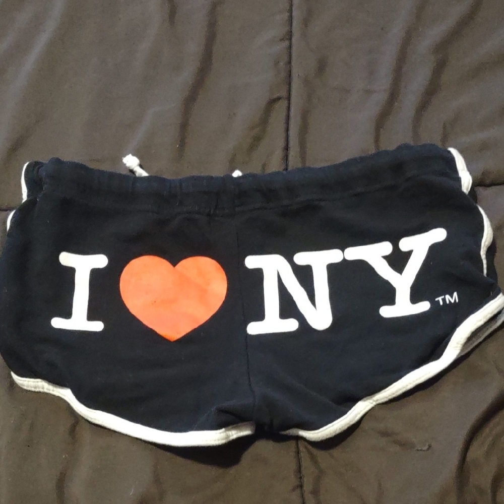 I Love NY Black Shorts